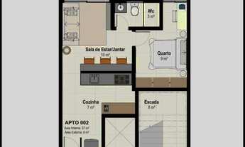Imagem 6: Apartamento com 2 dormitórios à venda, 62 m² por R$ 350.000,00 - Bessa - João Pessoa/PB