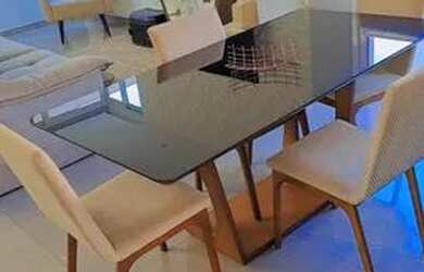 Imagem 3: Sobrado novo mobiliado no Condomínio Brisas com 4 dormitórios, área Gourmet, Piscina, Casa