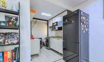 Imagem 7: Apto Duplex em Moema 65m2 sala e cozinha integrados, serviço flat, lavabo, 1 dormitório, e