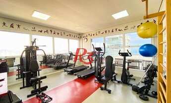 Imagem 3: Apartamento com 2 dormitórios para alugar, 71 m² por R$ 6.500,00/mês - Gonzaga - Santos/SP