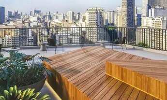 Imagem 5: Apartamento na República de 49m2 na planta c 1 dormitório, 1 banheiro e com data para sete