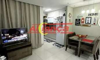 Imagem 6: Apartamento com 2 dormitórios (1 suíte) à venda, 59 m² - Gopoúva - Guarulhos/SP