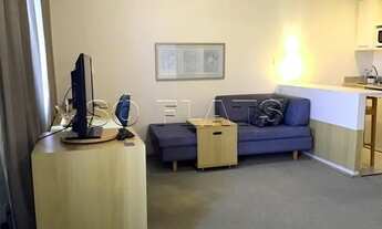 Imagem 5: Flat Comfort Alphaville para locação, ótimo flat com excelente estrutura. Com entrada imed