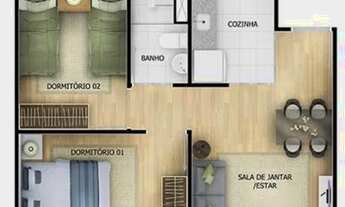 Imagem 6: Alugo apartamento 2 quartos anel viário ao lado do jardins madri