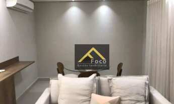 Imagem 2: Ed. Trio Lindenberg - Mobiliado - Apartamento com 1 dormitório para alugar, 54 m² - Cidade