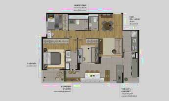 Imagem 5: APARTAMENTO 3 QUARTOS - 1 SUITE -1 VAGA - 88 metros quadrados -Vila Leopoldina - SP