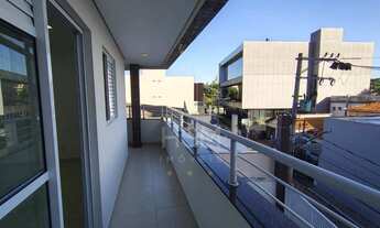 Imagem 3: Flat para locação com armario no quarto, sacada com churrasqueira 28 metros e vaga de gara