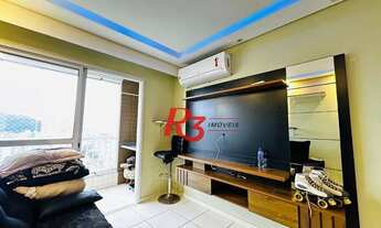 Imagem 3: Apartamento com 2 dormitórios à venda, 69 m² por R$ 575.000,00 - Encruzilhada - Santos/SP