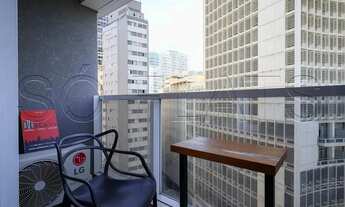 Imagem 4: Studio mobiliado no Setin Downtown São Luís à venda na Consolação com varanda