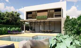 Imagem 4: Casa em condomínio com 4 suítes, jardim privativo com piscina na Granja Julieta