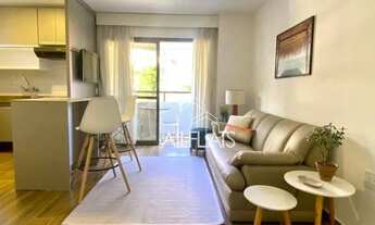 Imagem: Flat com 1 dormitório para alugar, 50 m²