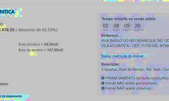 Imagem 7: Casa para venda com 59 metros quadrados com 2 quartos em Vila Atlântica - Mongaguá - SP