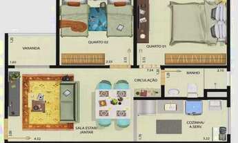 Imagem 3: Alugo apartamento no Condomínio Torres Álamo