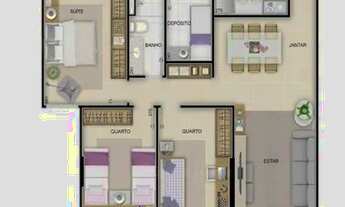 Imagem 2: Apartamento 3 quartos em Praia da Costa