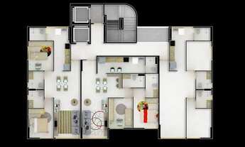 Imagem 4: Apartamento para venda com 58 metros quadrados com 2 quartos em Casa Amarela - Recife - PE
