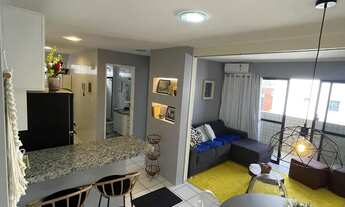 Imagem: Apartamento quarto e sala com varanda mobiliado