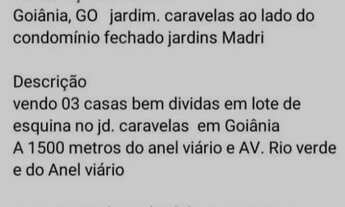 Imagem 2: Lote com 3 casas no setor caravelas, Goiânia