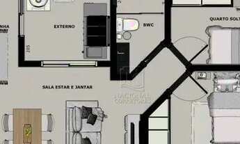 Imagem: Cobertura à venda, 82 m² por R$ 450.000,00