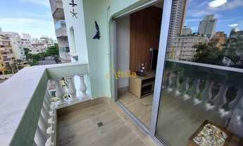 Imagem 2: Apto (lado praia), 3 dorms., sacada, lazer, 1 vaga