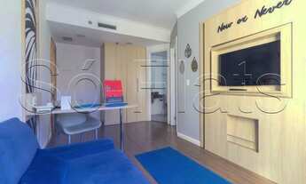 Imagem 2: Flat Mercure Pinheiros disponível para locação, com excelente localização, contendo 28m²