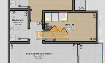 Imagem 2: Apartamento Novos Vila Matilde , 2 Dormitórios 1 suíte com sacada 1 vagas, 42 m² Consulte
