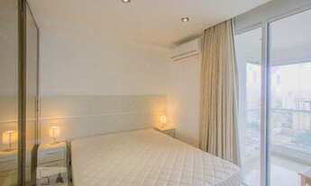 Imagem 4: Locação Cond Code Berrini mobiliado 1 dorm 1 vaga Brooklin