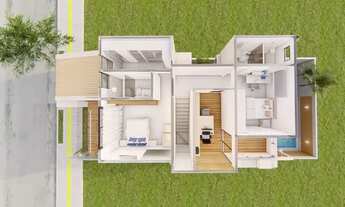 Imagem 3: Casa 100% Financiada Lote + Construção - Caixa No Cond. Vila Bella Club