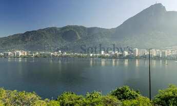 Imagem 2: Apartamento com vista frontal da Lagoa