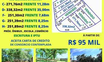 Imagem: Lotes à partir de 251m2 boa topografia