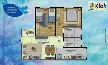 Imagem 7: Bingen 2 quartos (sendo 1 suíte) com varanda. Aconchego