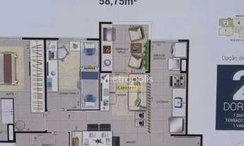 Imagem 5: Apartamento com 2 dormitórios à venda, 59 m² por R$ 618.000,00 - Jardim - Santo André/SP