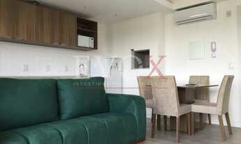 Imagem 4: Apartamento mobiliado de 1 dormitório com sacada e vaga no Jardim Botânico Este apartament