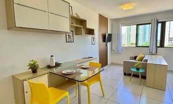 Imagem 5: Andar alto | Flat | Mobiliado | Aflitos