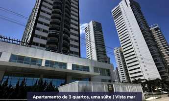 Imagem: Apartamento de três quartos vista mar