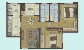 Imagem 6: Residencial Allure -2 dorms sendo 1 suite - Independência - 68m² ou 72m²
