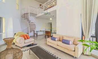 Imagem 7: Cobertura linda, mobiliada, sala com pé direiro duplo na Itapimirum