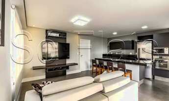 Imagem 2: Flat na Vila Nova Luxury disponível para locação ficando próximo da Avenida Santo Amaro