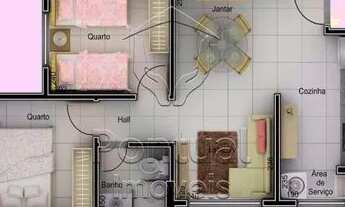 Imagem 3: Apartamentos de 2/4 com 44,7m² no Bairro Canaa