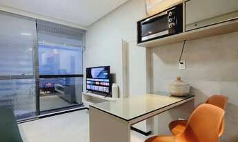 Imagem: Flat com linda vista mar - mobiliado - Locação