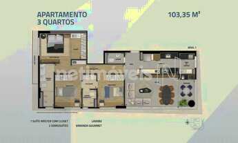 Imagem 3: Venda Apartamento 3 quartos Santo Agostinho Belo Horizonte