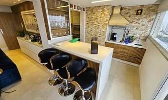 Imagem 2: Apartamento mobiliado pronto para morar, alto padrão , 3 dorms, 3 vagas, lazer completo, V