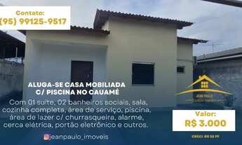 Imagem: Aluga-se Casa Mobiliada c/ Piscina (Possui