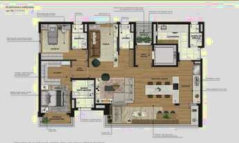Imagem 2: Apartamento para aluguel com 145 m² com 3 quartos - Vila Nova Conceição - São Paulo -SP