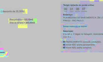 Imagem 3: Casa com 2 dormitórios à venda por R$ 119.611 - Piraju - Piraju/São Paulo