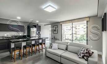 Imagem 2: Flat na Vila Nova Luxury disponível para locação ficando próximo da Avenida Santo Amaro