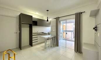 Imagem 3: Apartamento semi mobiliado com 1 quarto no bairro Bucarein, sacada fechada com churrasquei