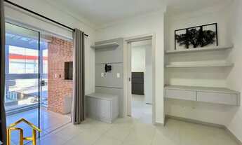 Imagem 7: Apartamento semi mobiliado com 1 quarto no bairro Bucarein, sacada fechada com churrasquei