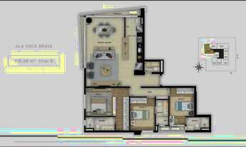 Imagem 2: Apartamento na Planta para Venda, Gyro Vaca Brava no Setor Bueno cidade de Goiânia / GO