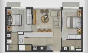 Imagem 2: GO CIDADE BAIXA Apartamento com 2 dormitórios