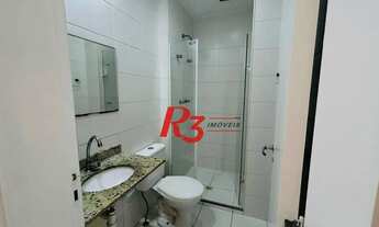 Imagem 3: Apartamento com 3 dormitórios para alugar, 77 m² por R$ 5.002,00/ano - Ponta da Praia - Sa